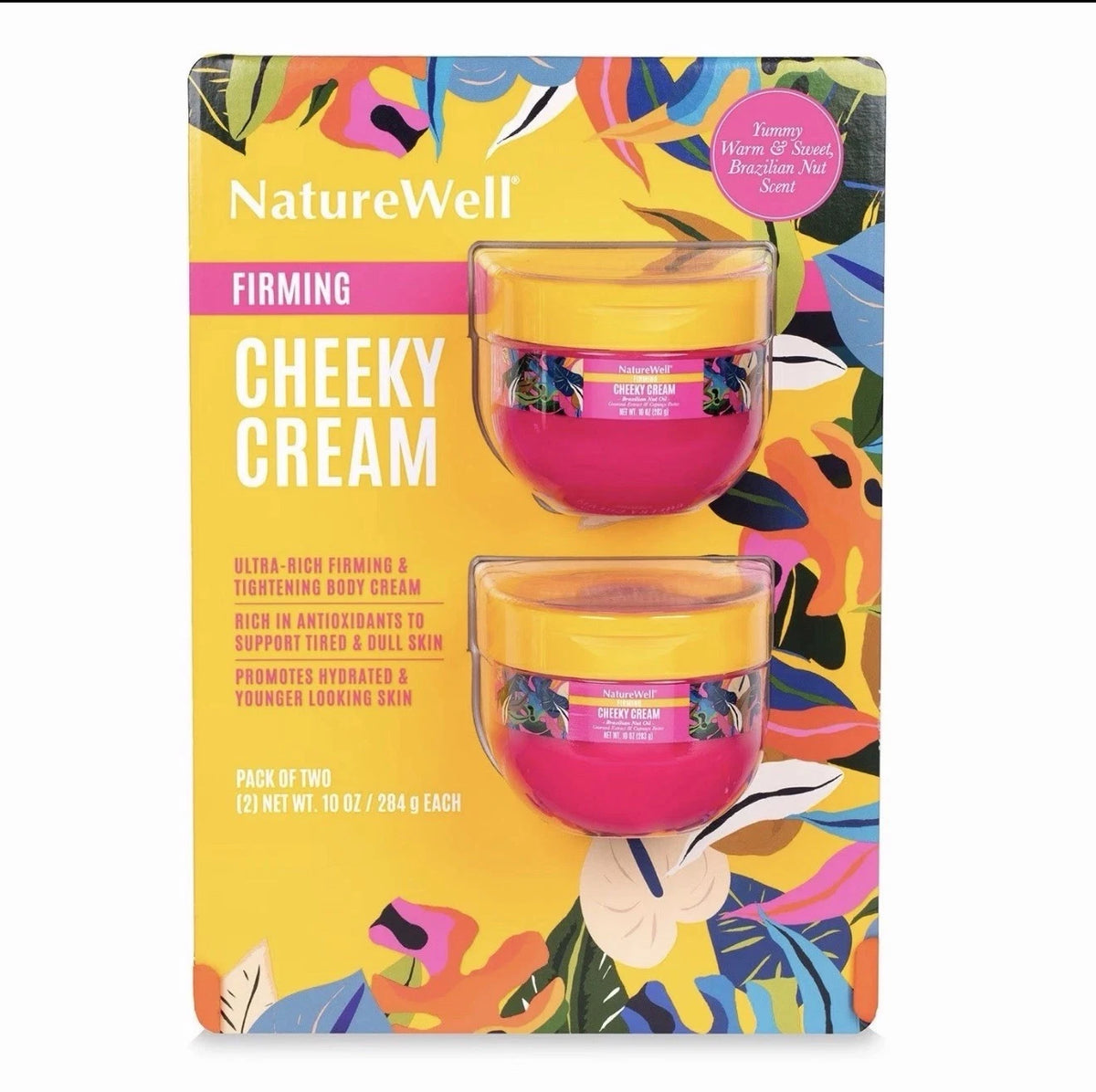Nature Well Firming Cheeky Cream Brazilian Nut Oil 2 Pack