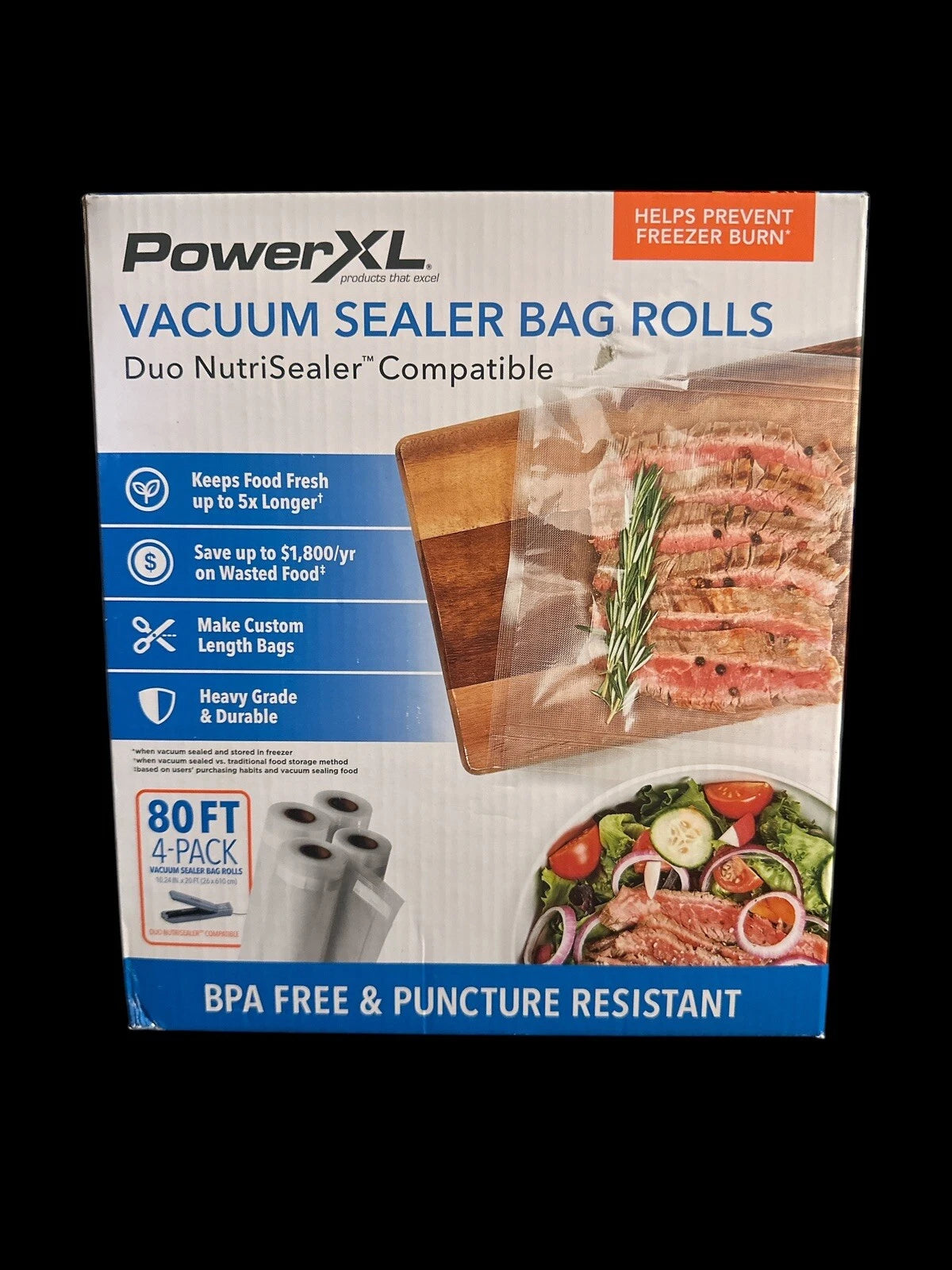 PowerXL Duo Nutrisealer Vacuum Sealer Bag Rolls